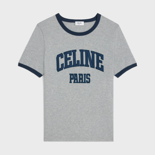 NIGO Celine Women's Summer Embroidered Logo Letter Print Round Neck Cotton Short Sleeve T-Shirt #nigo99559