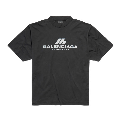 NIGO Balenciaga Men's and Women's Summer Solid Color Letter Printed Round Neck Cotton Short Sleeve T-Shirt #nigo99688
