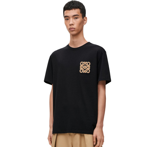 NIGO Loewe Men's Summer Solid Colour Wool Embroidery Logo Loose Round Neck Short Sleeve T-Shirt #nigo99766