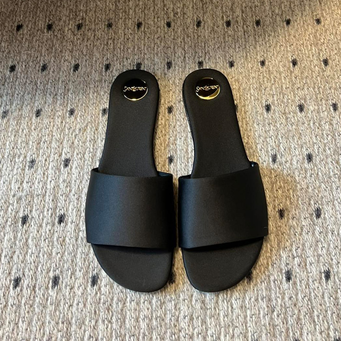 NIGO SAINT LAURENT Women's Spring/summer Fashion Cowhide Silk Sandals Elegant And Comfortable Luxury Leopard Pattern Slippers Flat Shoes Ngvp  #nigo8525