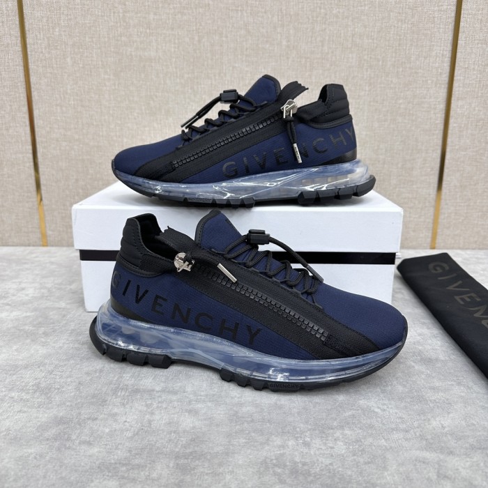 NIGO Givenchy Spectre Men's Solid Color Round Toe Lace Up Low Top Casual Air Cushion Sneakers Shoes #nigo99791