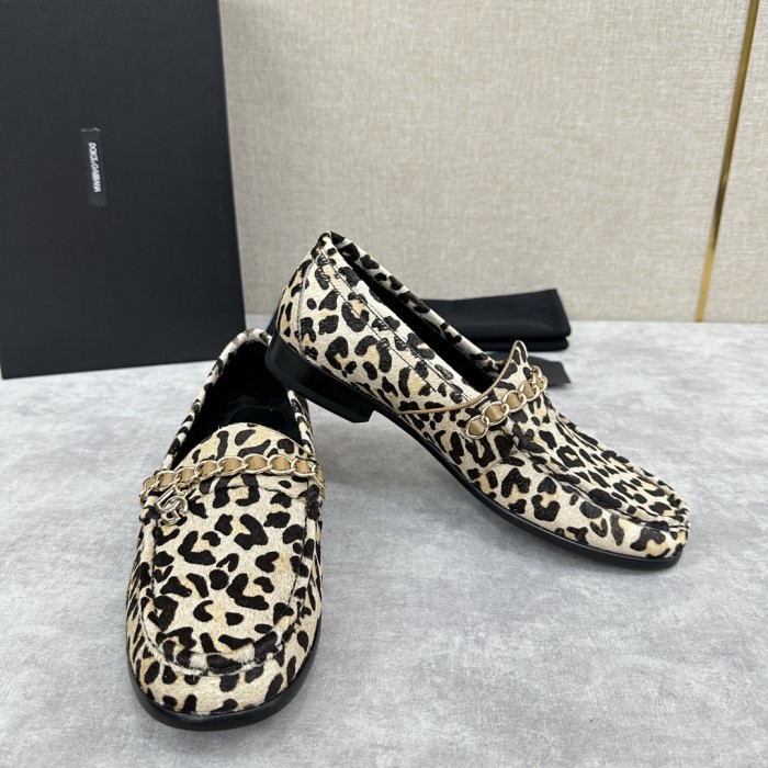 NIGO Dolce&Gabbana Men's Spring Summer Leather Loafers Moccasin Shoes #nigo99857