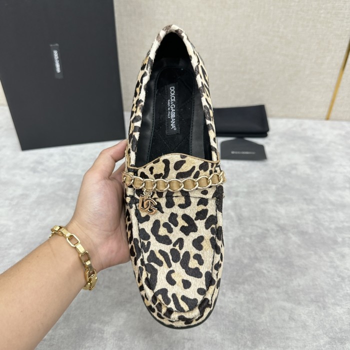NIGO Dolce&Gabbana Men's Spring Summer Leather Loafers Moccasin Shoes #nigo99857