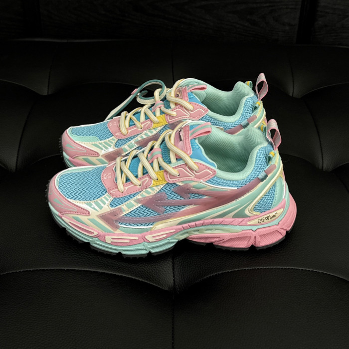 NIGO OFF-WHITE Men's And Women's Four Season Retro High Street Casual Mesh Color Patchwork Lace Up Sports Shoes  #nigo71275