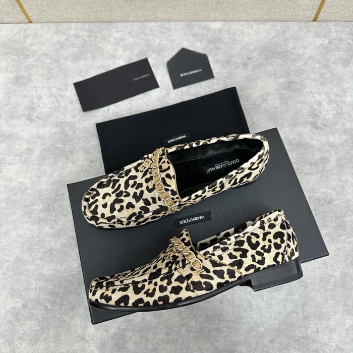 NIGO Dolce&Gabbana Men's Spring Summer Leather Loafers Moccasin Shoes #nigo99857