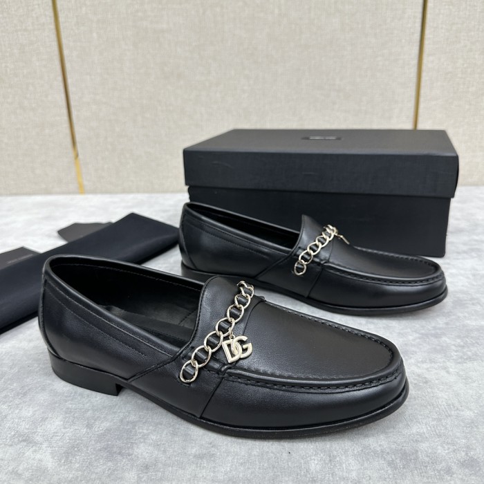 NIGO Dolce&Gabbana Men's Spring Summer Leather Loafers Moccasin Shoes #nigo99857