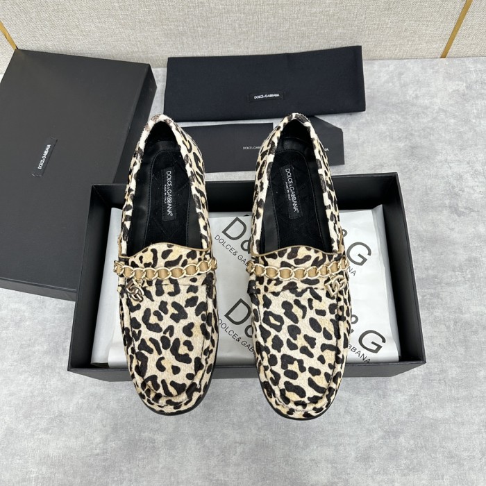NIGO Dolce&Gabbana Men's Spring Summer Leather Loafers Moccasin Shoes #nigo99857