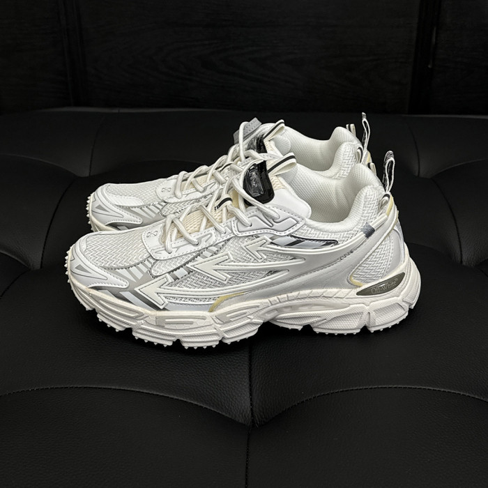 NIGO OFF-WHITE Men's And Women's Four Season Retro High Street Casual Mesh Color Patchwork Lace Up Sports Shoes  #nigo71275