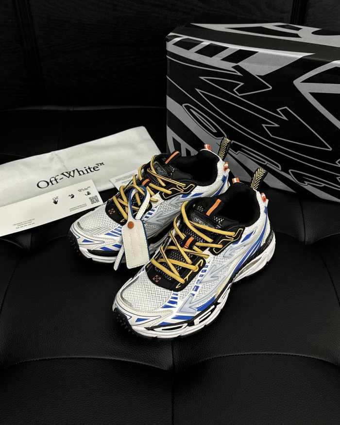 NIGO OFF-WHITE Men's And Women's Four Season Retro High Street Casual Mesh Color Patchwork Lace Up Sports Shoes  #nigo71275