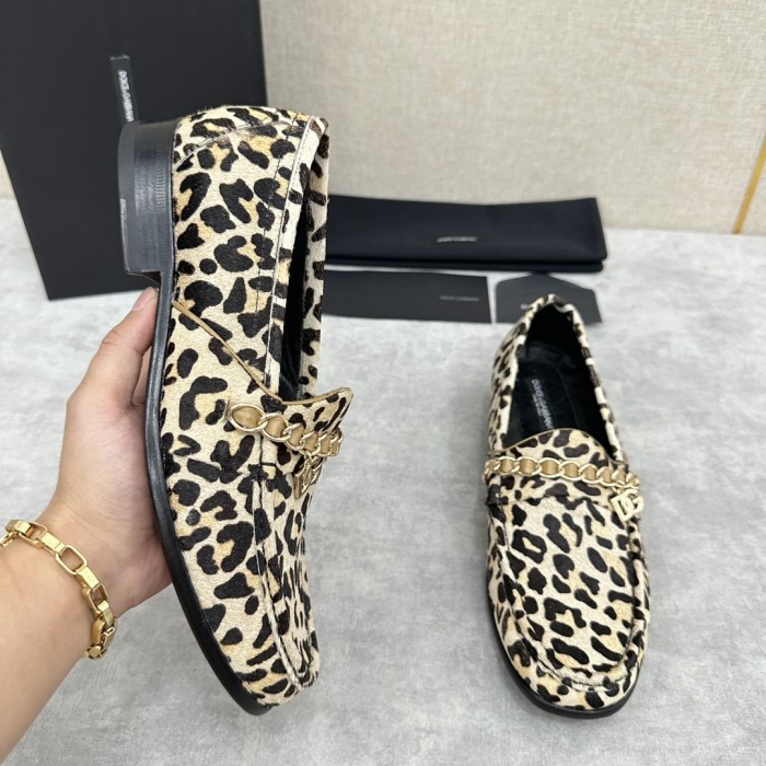 NIGO Dolce&Gabbana Men's Spring Summer Leather Loafers Moccasin Shoes #nigo99857