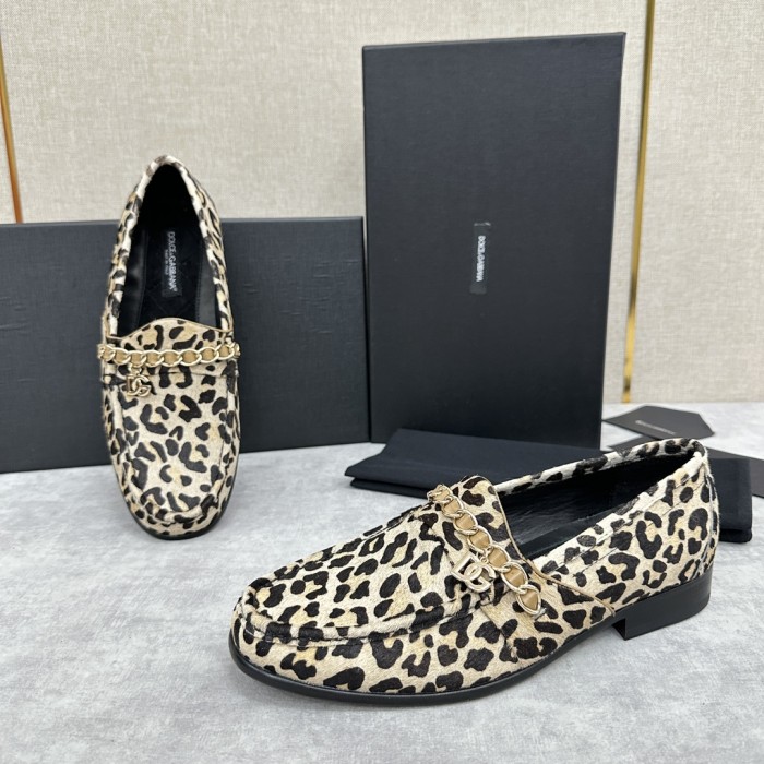 NIGO Dolce&Gabbana Men's Spring Summer Leather Loafers Moccasin Shoes #nigo99857