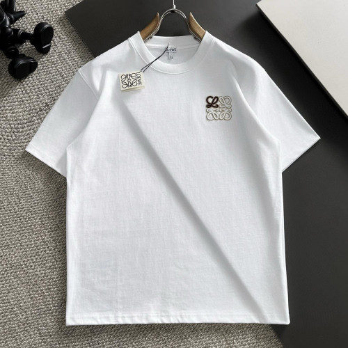 NIGO Loewe Men's Spring/summer Fashion Casual Color Block Logo Embroidery Temperament Solid Color Cotton T-shirt Round Neck Top #nigo71277