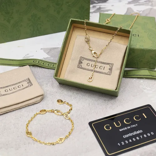 NIGO Gucci Fashion Temperament Fine Chain 18k Gold Women's Necklace Logo Bracelet  #nigo71326