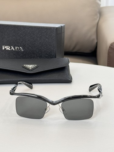 NIGO Prada Women's Men's Sunglasses Retro Funky Dazzling High Street Black Square Frame Eyewear #nigo71351