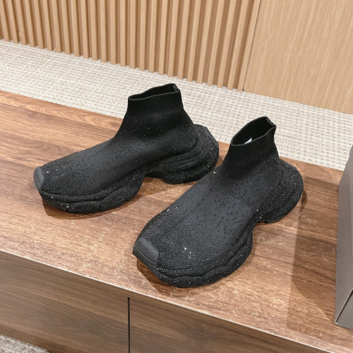NIGO Balenciaga Men's Women's Fashion Diamond Socks Shoes Stretch Shoes Casual 3XL Sneakers Shoes Ngvp #nigo9179