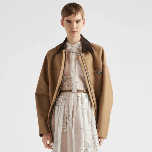 NIGO Prada Women's Solid Color Labeled Single Breasted Single Breasted Loose Casual Long sleeved Jacket #nigo72879