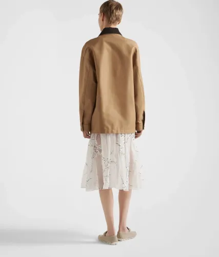 NIGO Prada Women's Solid Color Labeled Single Breasted Single Breasted Loose Casual Long sleeved Jacket #nigo72879