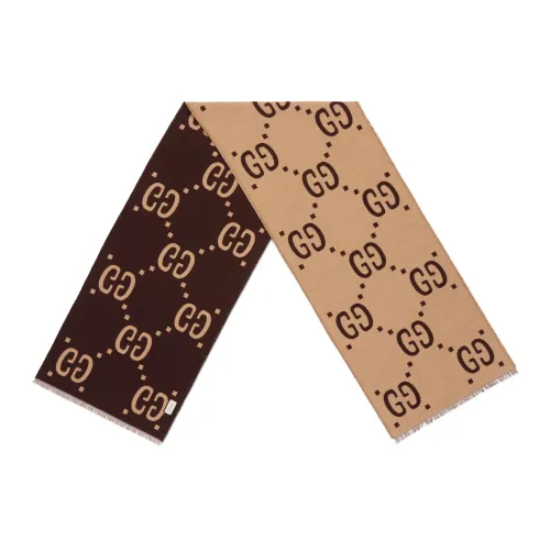NIGO Gucci Men's and Women's GG Wool Blend Fringe Scarf #nigo72983