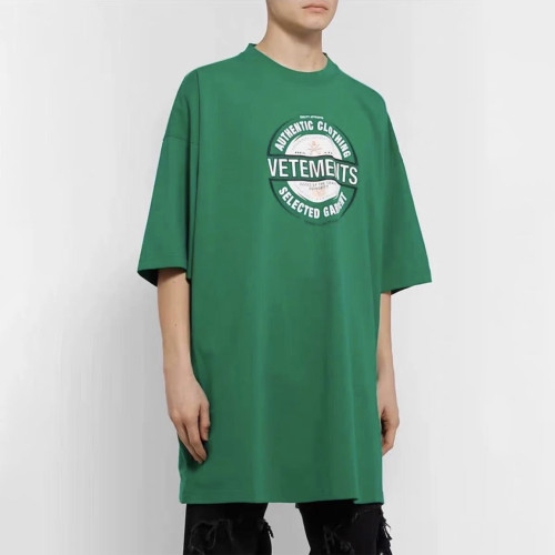 NIGO Vetements Men's Summer Logo Pattern Printing Casual Green Loose Round Neck Short Sleeve T-Shirt #nigo71599