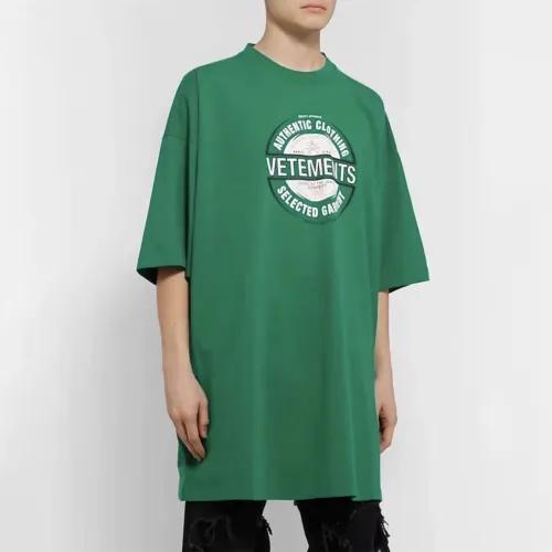 NIGO Vetements Men's Summer Logo Pattern Printing Casual Green Loose Round Neck Short Sleeve T-Shirt #nigo71599