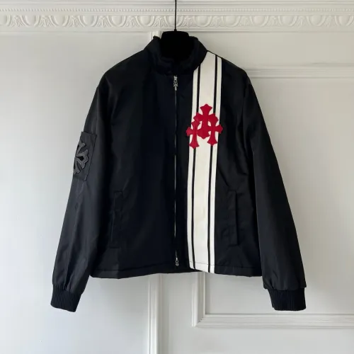 NIGO Chrome Hearts Men's Spring and Autumn Black Logo Print Zipper Loose Long Sleeve Jacket #nigo73366