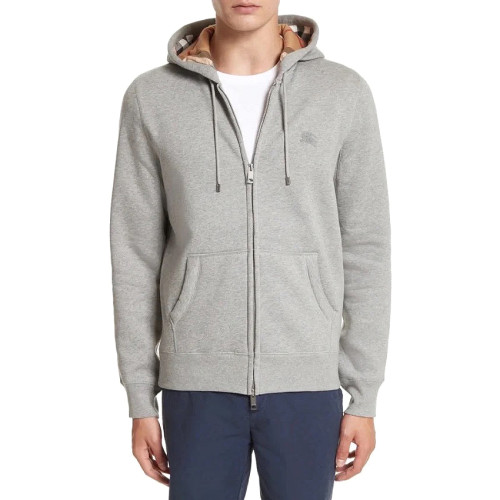 NIGO Burberry Men's Spring and Autumn Embroidery Pattern Printed Cotton Hooded Zipper Long Sleeve Jacket #nigo73596