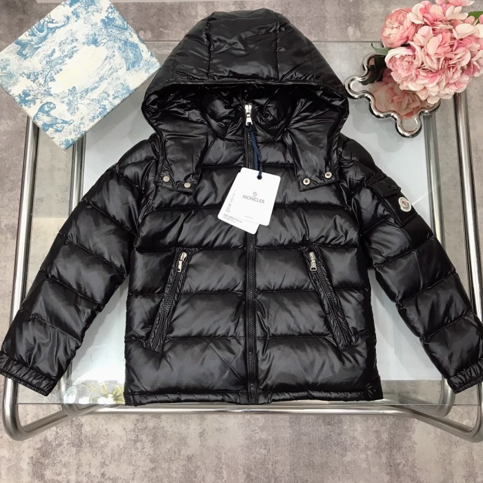 NIGO Moncler Kid's Winter Solid Color Warm Zipper Casual Hooded Long Sleeve Puffer Down Jacket #nigo31357