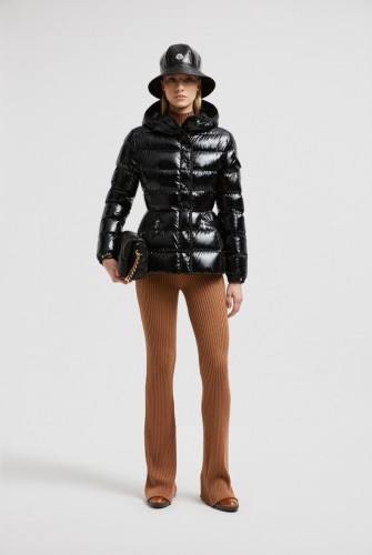 NIGO Moncler Women's Fall/Winter Solid Color Hooded Zipper Long Sleeve Puffer Down Jacket #nigo73721