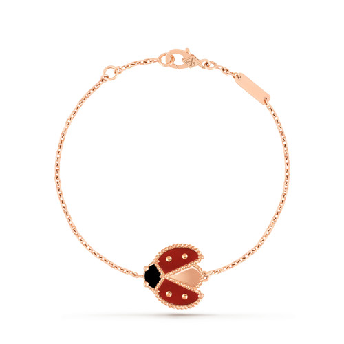 NIGO Van Cleef & Arpels Lucky Spring Women's Spread Wings Ladybug Bracelet Jewelry #nigo73829