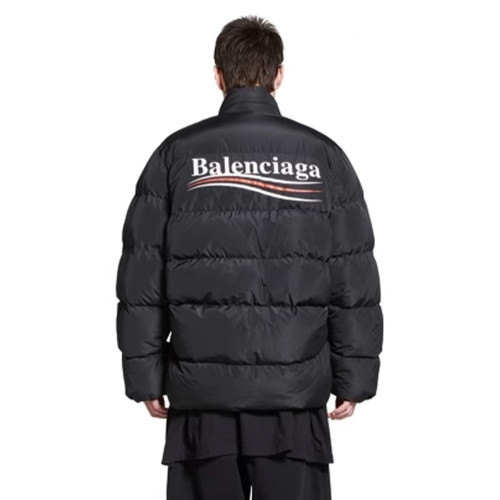 NIGO Balenciaga Political Campaign  Men’s Women's Cocoon Cotton Clothes Fashion Standing Collar Long Sleeve Bread Clothes Winter Warm Jacket #nigo71716