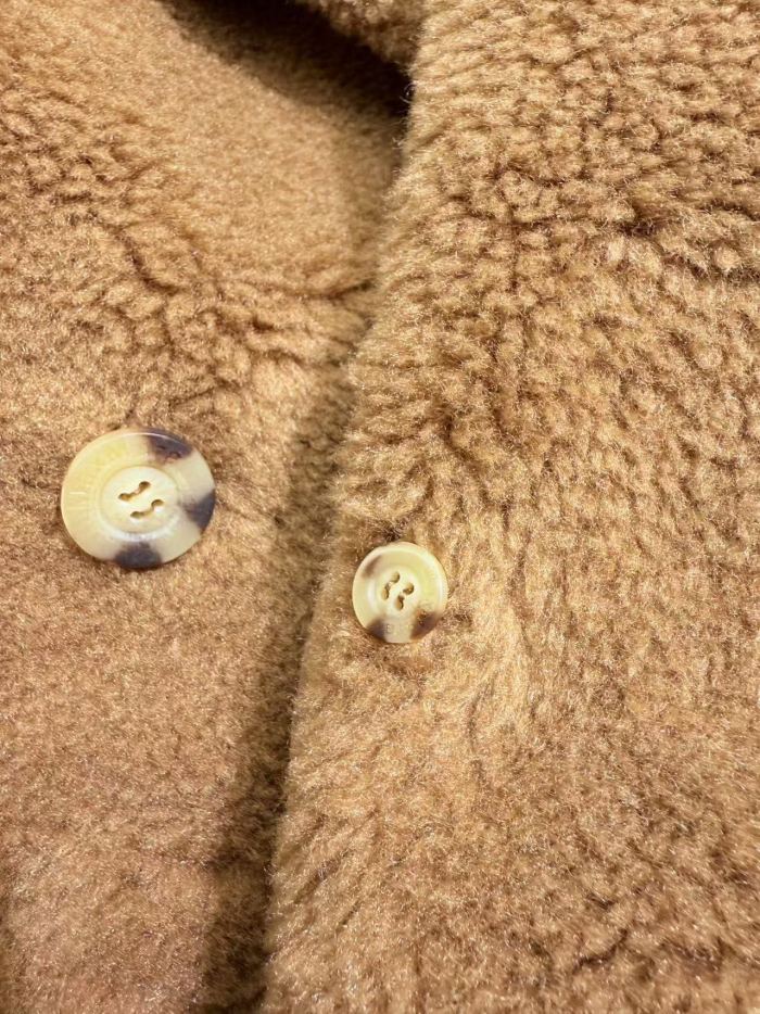 NIGO MaxMara Kid's Autumn And Winter Logo Embroidery Solid Color Lapel Long Sleeve Coat Jacket ﻿#nigo31359