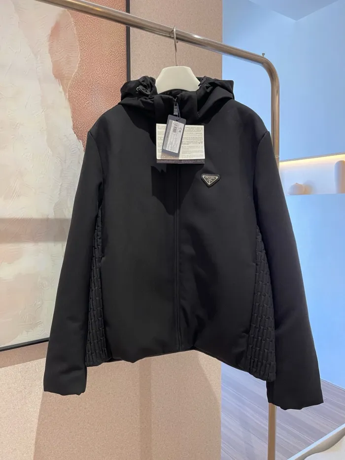 NIGO Prada Men's Spring and Autumn Solid Color Hooded Zipper Long Sleeve Jacket #nigo74258