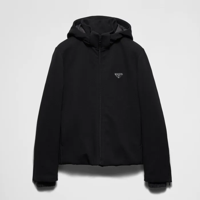 NIGO Prada Men's Spring and Autumn Solid Color Hooded Zipper Long Sleeve Jacket #nigo74258