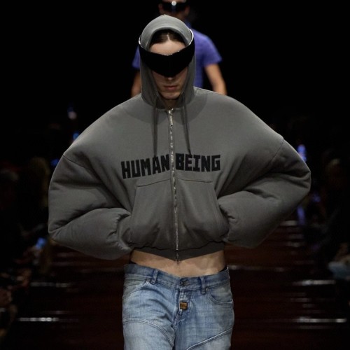 NIGO Balenciaga Men's And Women's Autumn/Winter Retro FLIP Round Short Logo Embroidered Solid Color Long Sleeve Hoodie Loose Jacket Ngvp #nigo9618