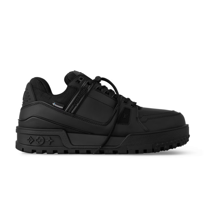 NIGO Louis Vuitton LV TRAINER Men's and Women's Little Chubby Leather Lace-Up Low Top Board Shoes #nigo74385