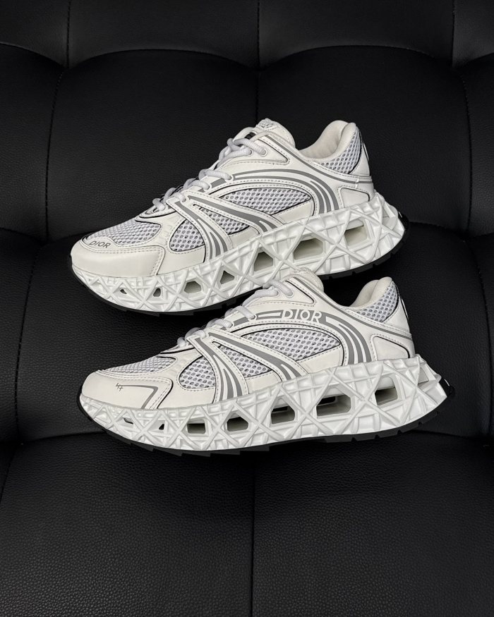 NIGO Dior B35 Men's And Women's Solid Color Round Head Lace Up Hollow Out Low Top Casual Sneakers Shoes #nigo74412