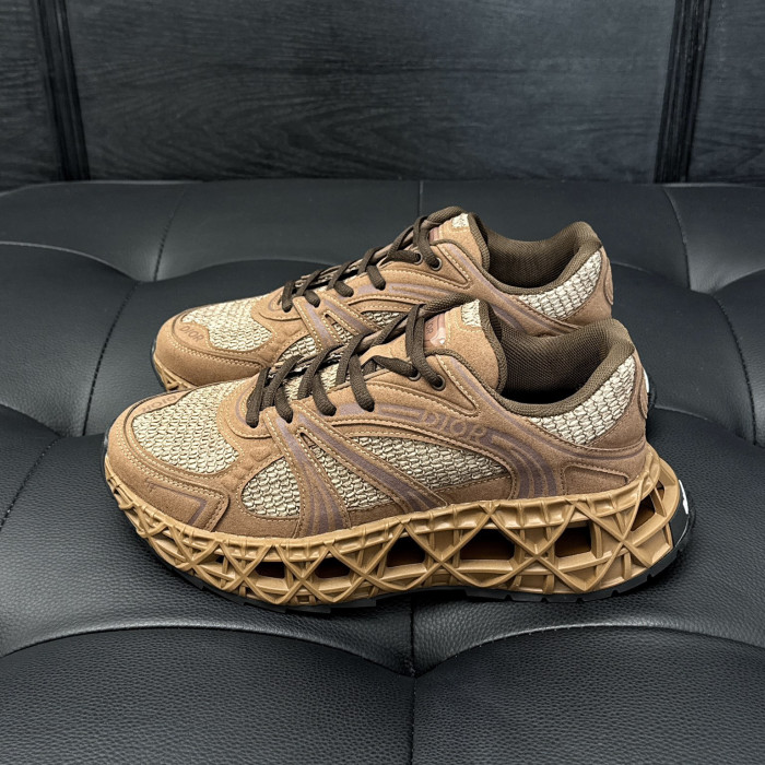 NIGO Dior B35 Men's And Women's Solid Color Round Head Lace Up Hollow Out Low Top Casual Sneakers Shoes #nigo74412