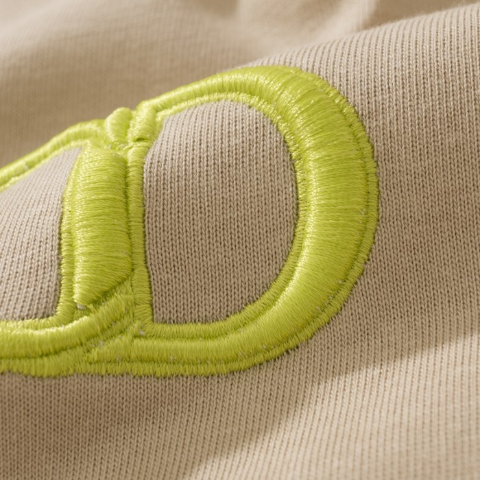NIGO Dior Men's Summer Logo Embroidery Loose Solid Color Round Neck Cotton Short Sleeve T-Shirt #nigo74449