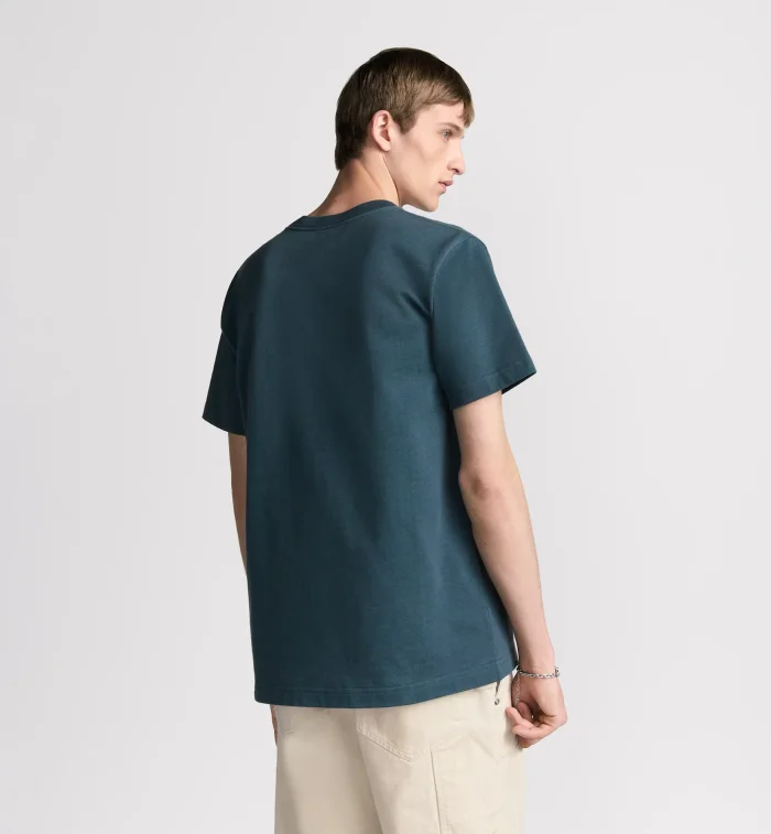 NIGO Dior Men's Summer Dior Charm Solid Color Cotton Round Neck Loose Short Sleeve T-Shirt #nigo71759