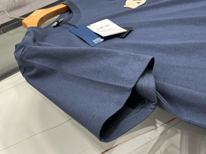 NIGO Dior Men's Summer Dior Charm Solid Color Cotton Round Neck Loose Short Sleeve T-Shirt #nigo71759