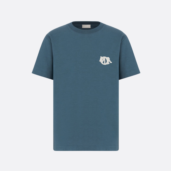 NIGO Dior Men's Summer Dior Charm Solid Color Cotton Round Neck Loose Short Sleeve T-Shirt #nigo71759