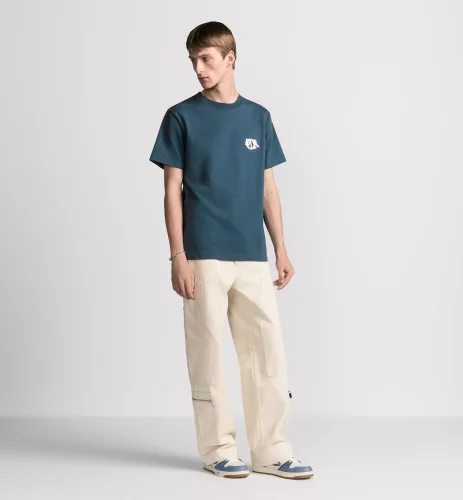 NIGO Dior Men's Summer Dior Charm Solid Color Cotton Round Neck Loose Short Sleeve T-Shirt #nigo71759