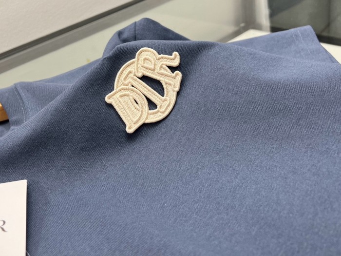 NIGO Dior Men's Summer Dior Charm Solid Color Cotton Round Neck Loose Short Sleeve T-Shirt #nigo71759