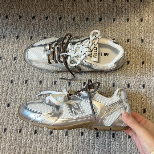 NIGO MiuMiu New Balance X Miu Miu 530 Sl Men's And Women's Retro Running Shoes Colorblocking Fashion Casual Sports Lace-up Shoes #nigo74628