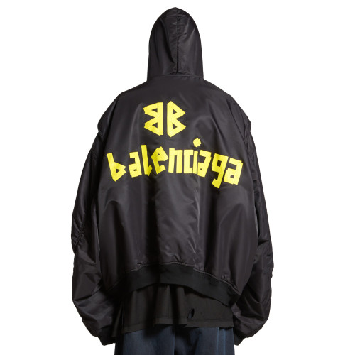 NIGO Balenciaga Men's Spring and Autumn Letter Logo Printed Zipper Hooded Long Sleeve Jacket #nigo74698