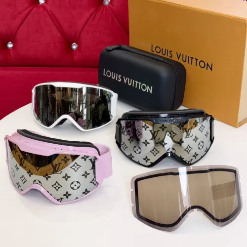 NIGO Louis Vuitton LV Snow Men's and Women's Anti-fog and Anti-Glare Magnetic Comfort Adjustable Stretch Binding Ski Glasses #nigo74766