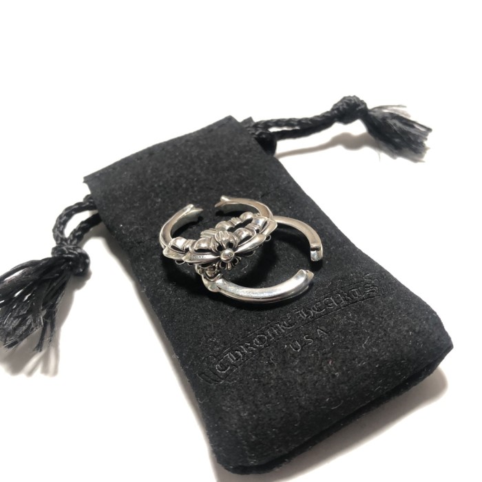 NIGO Chrome Hearts Men's Women's Fashion Vintage Crucifix Flower Delicate Opening Ring Casual Jewelry #nigo71818