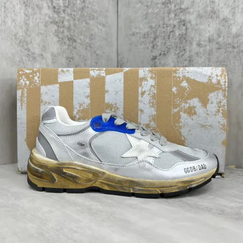 NIGO Golden Goose Men's And Women's Silver Low Top Lace Up Made Old Casual Pops Shoes #nigo75165