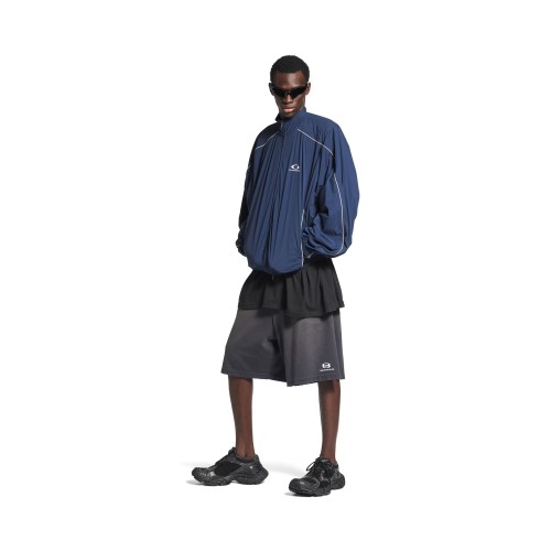 NIGO Balenciaga Men's Spring And Autumn Solid Color Loop Sports Icon Embroidered High Neck Long Sleeve Loose Fit Tracksuit Jacket #nigo71873