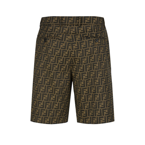 NIGO Fendi Men's Summer Solid Colour Letter Logo Print Bermuda Shorts Pants #nigo75239